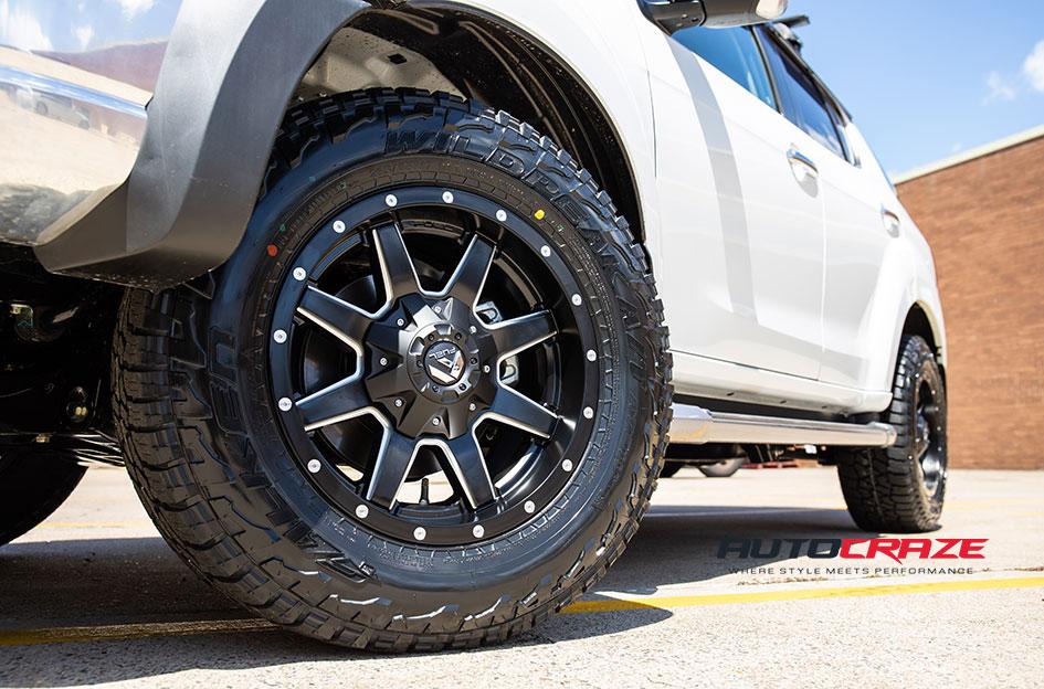 ISUZU MU X MAVERICK GLOSS BLACK MILLED ACCENTS